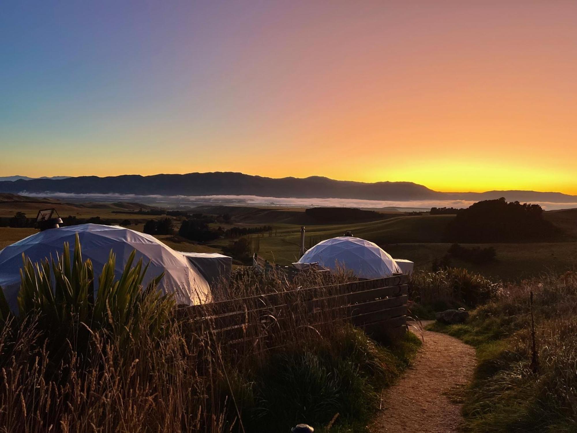 Valley Views Glamping Kurow Exterior foto